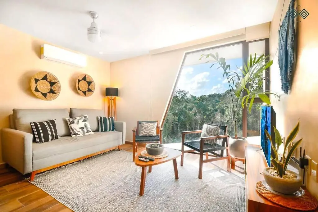 Private Pool Penthouse In Tulum 3 Bedrooms.