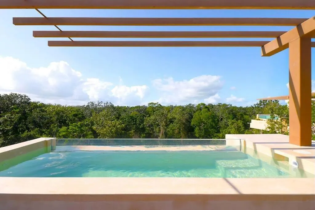 Private Pool Penthouse In Tulum 3 Bedrooms. 0*,  México