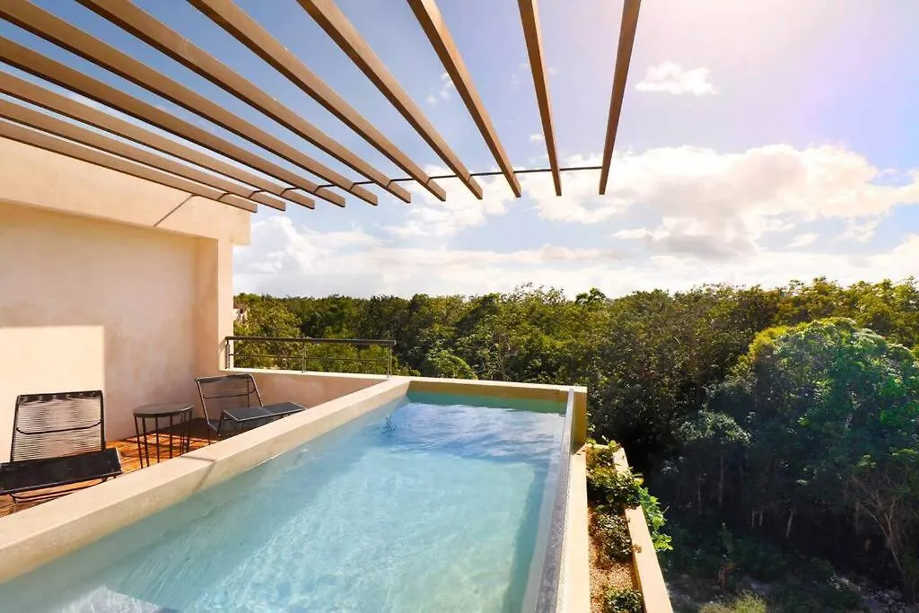 Apartment Private Pool Penthouse In Tulum 3 Bedrooms. Mexico