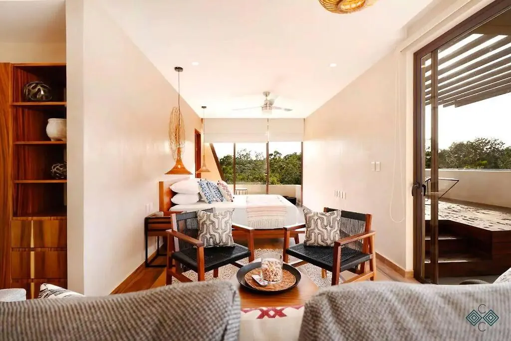 Apartment Private Pool Penthouse In Tulum 3 Bedrooms.