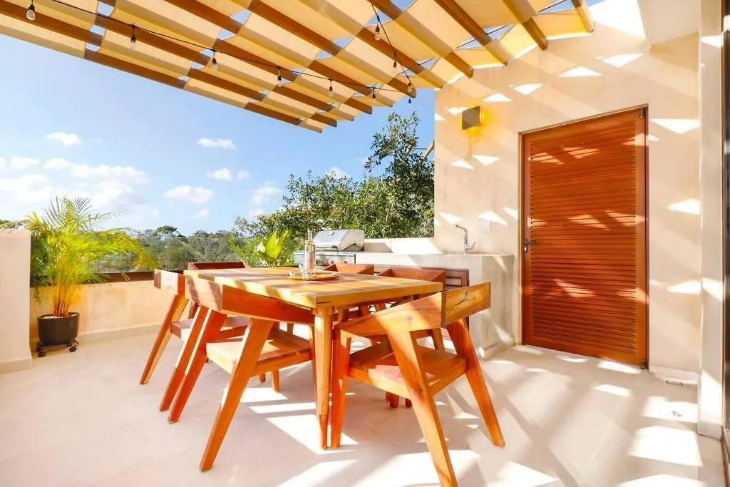 Private Pool Penthouse In Tulum 3 Bedrooms.