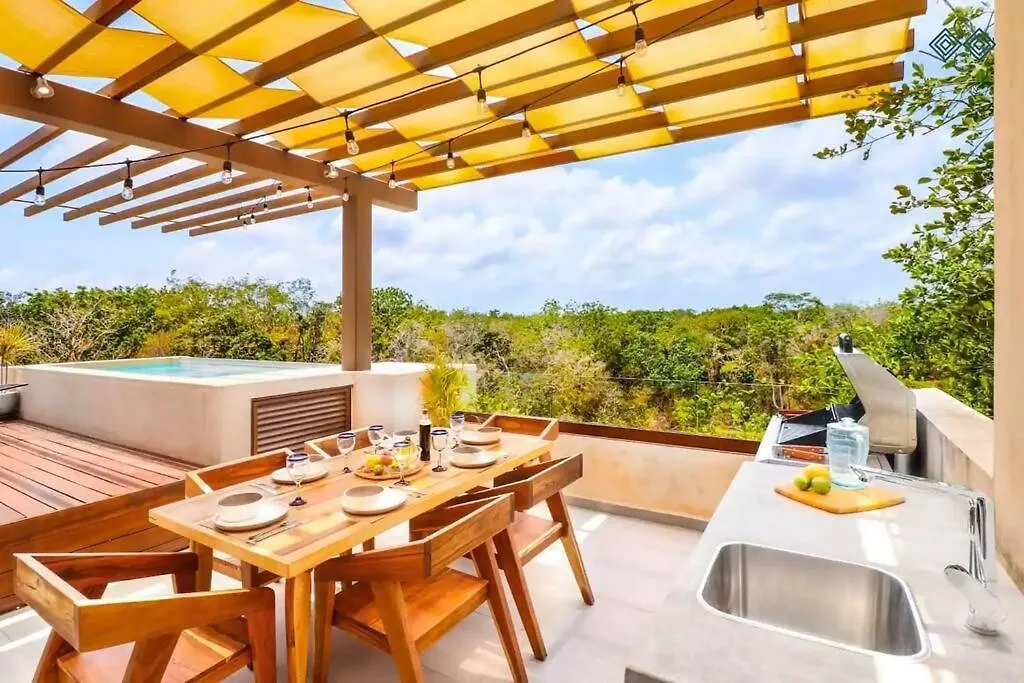 Private Pool Penthouse In Tulum 3 Bedrooms. Apartment
